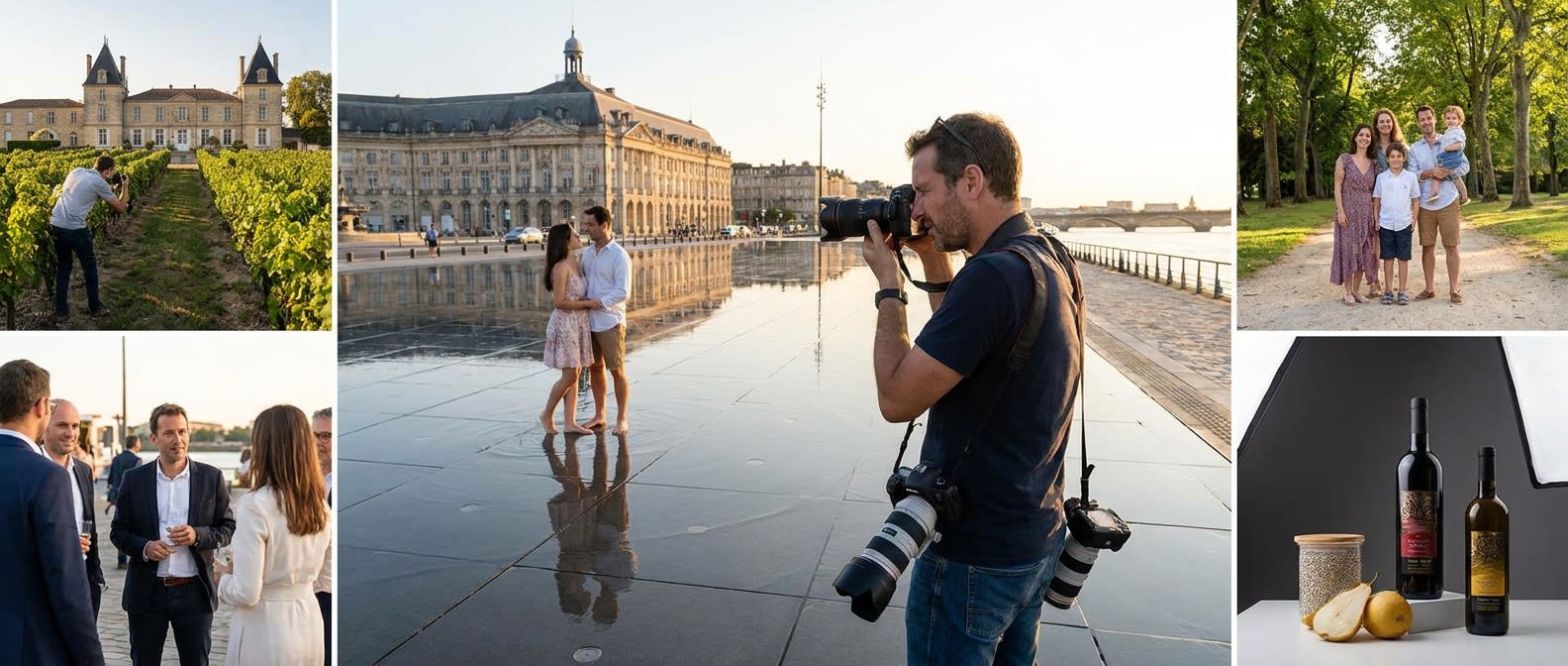 Photographe professionnel à Bordeaux : tous vos projets en images