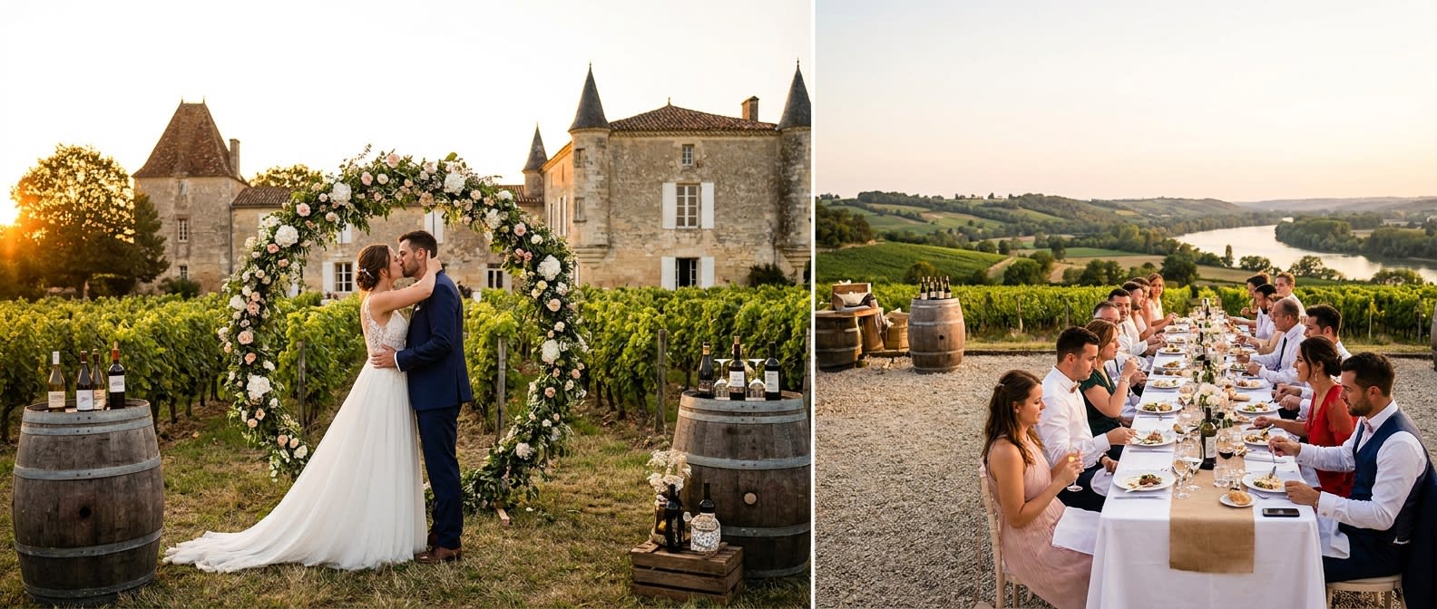 Les 10 plus beaux lieux pour un mariage autour de Bordeaux