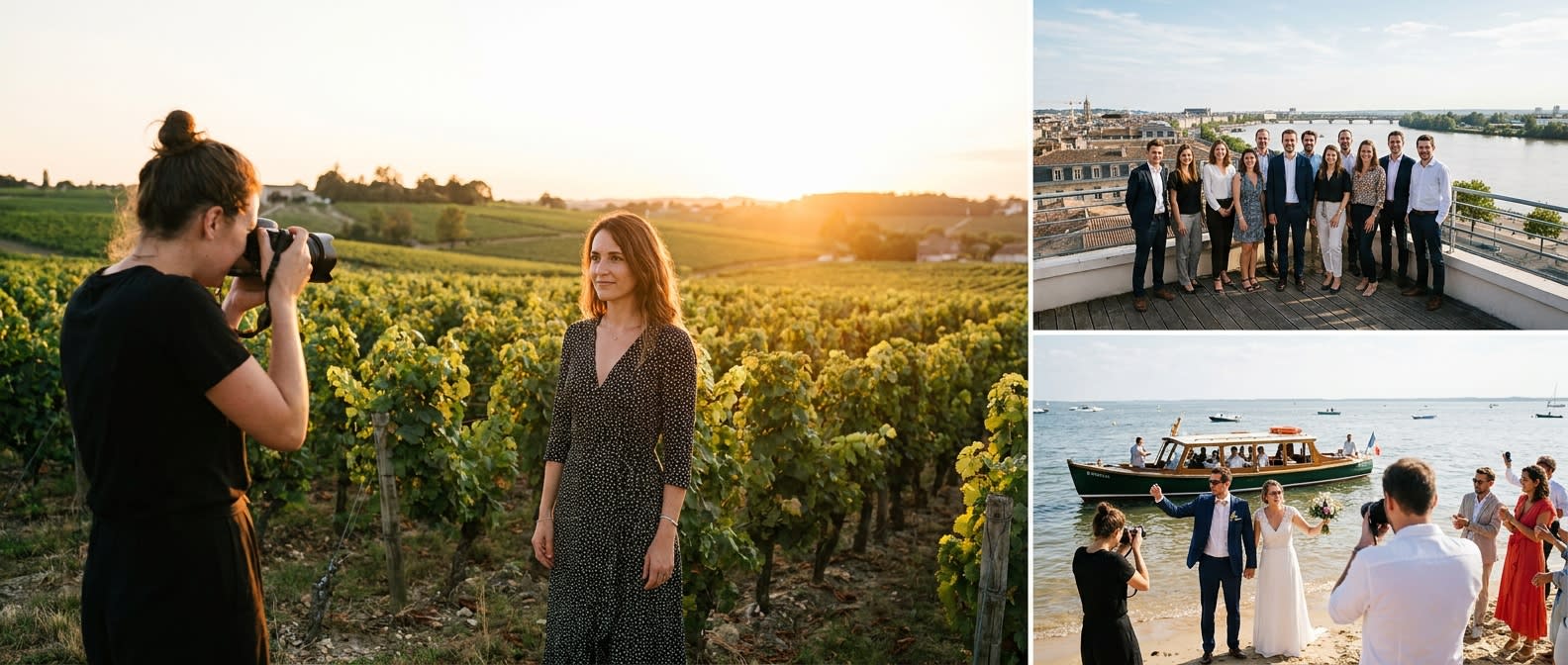 Photographe en Gironde : portrait, entreprise, événement