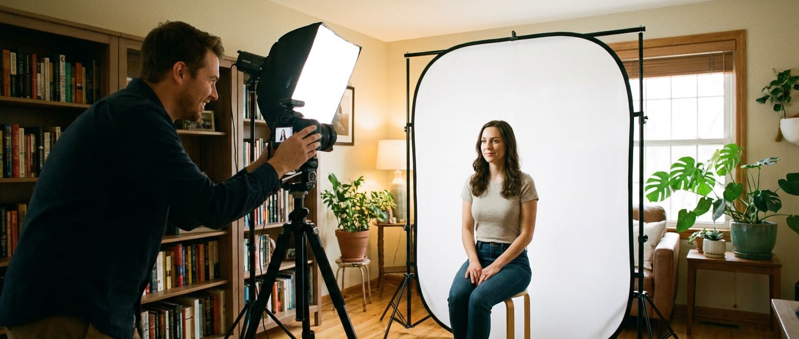 Réaliser les photos d'identité à domicile par un professionnel