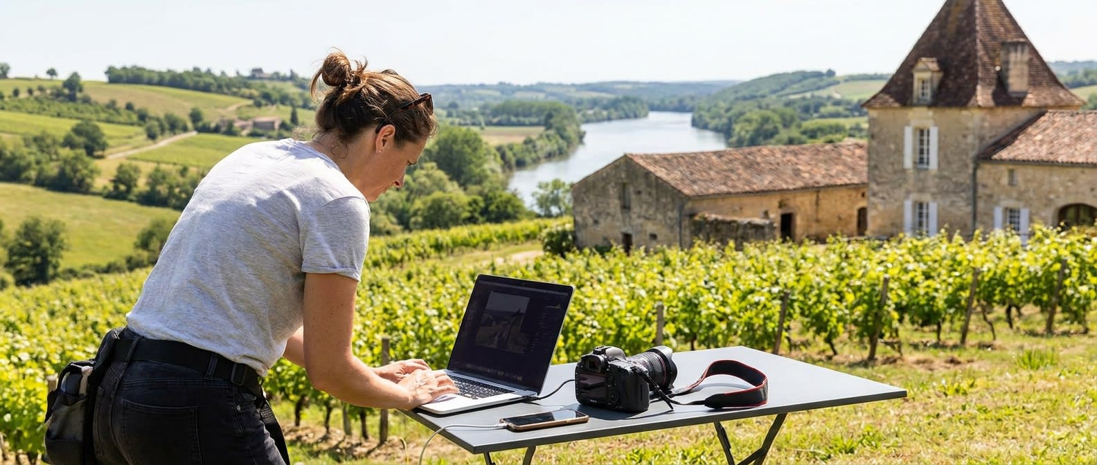Photographe pour site internet et réseaux sociaux en Gironde