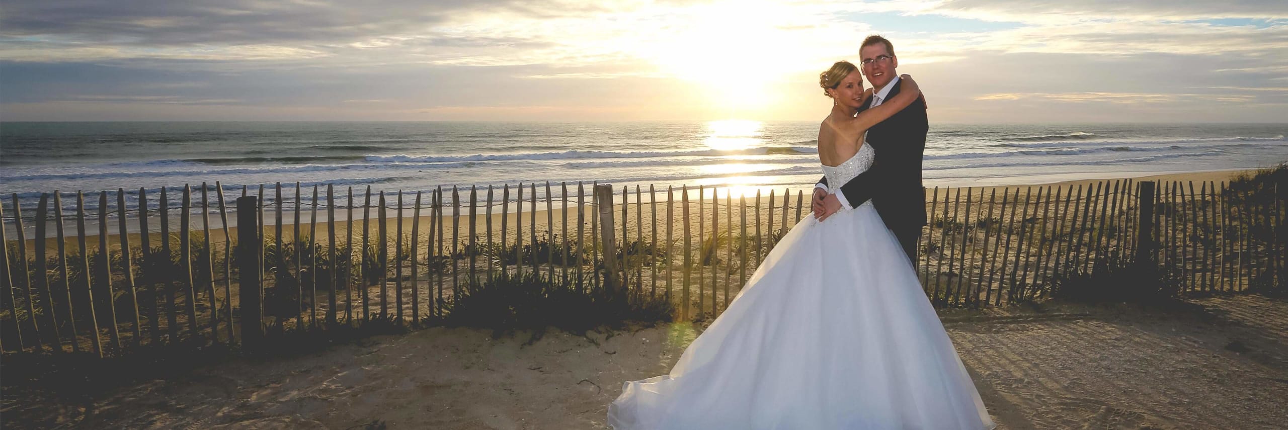 Prise de vue en extérieur Lacanau mariage séance photo un autre jour