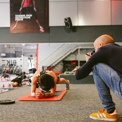 Formation vidéo et photo sale de sport aqualigne