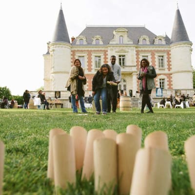 Afterwork Chateau Lamothe Bergeron avec des jeux Photographe Christophe Boury www.photographe-33.fr