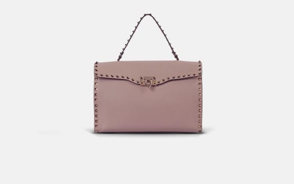 Valentino Small Rockstud Crossbody Bag- Powder Pink