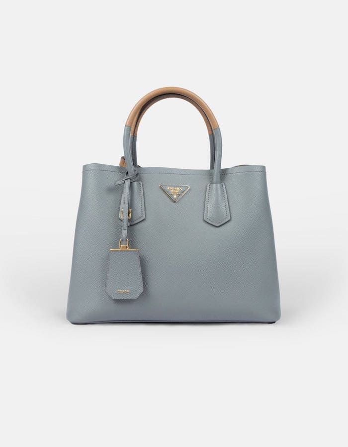 prada grey tote