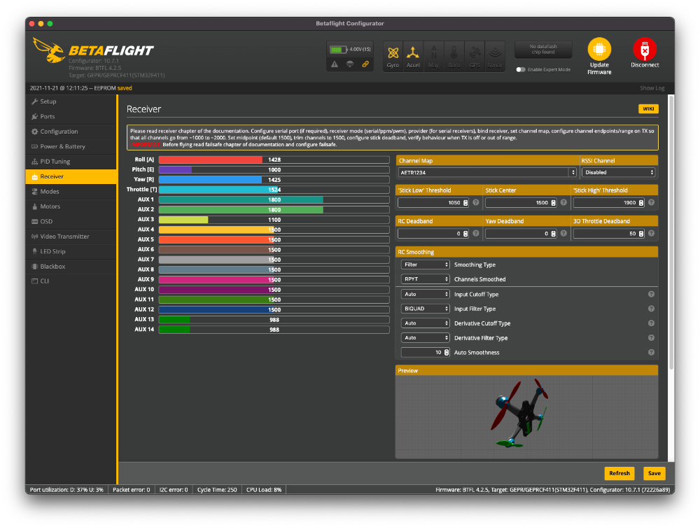 geprc tinygo betaflight