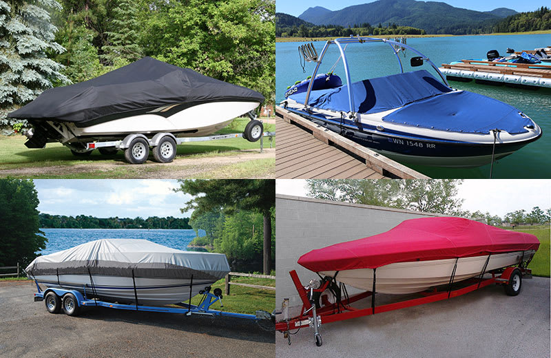 Boat Covers - 4 different examples