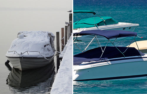 Choosing the right boat cover based on weather