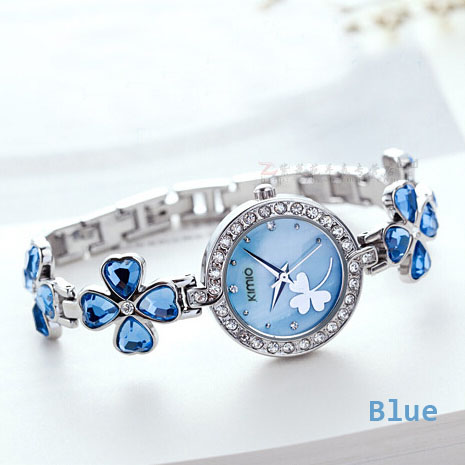 Blue crystal watch shop
