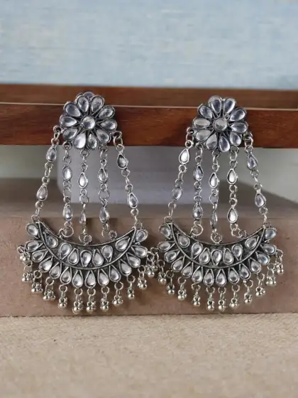 New 2025 oxidised earrings