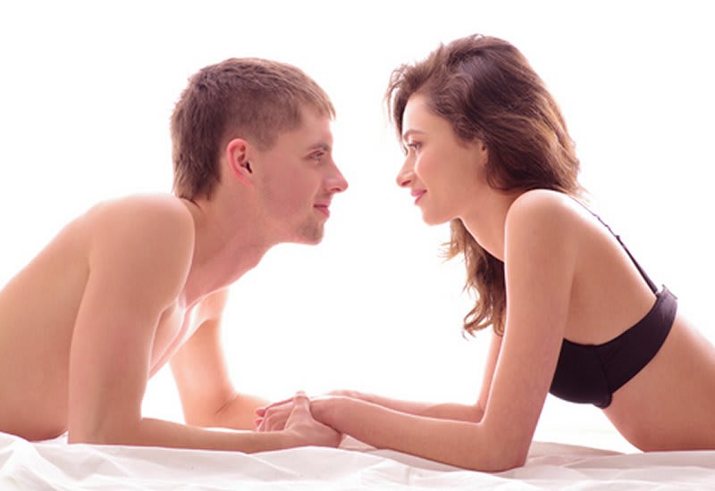 couples eye gazing