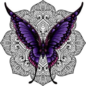 mandala butterfly