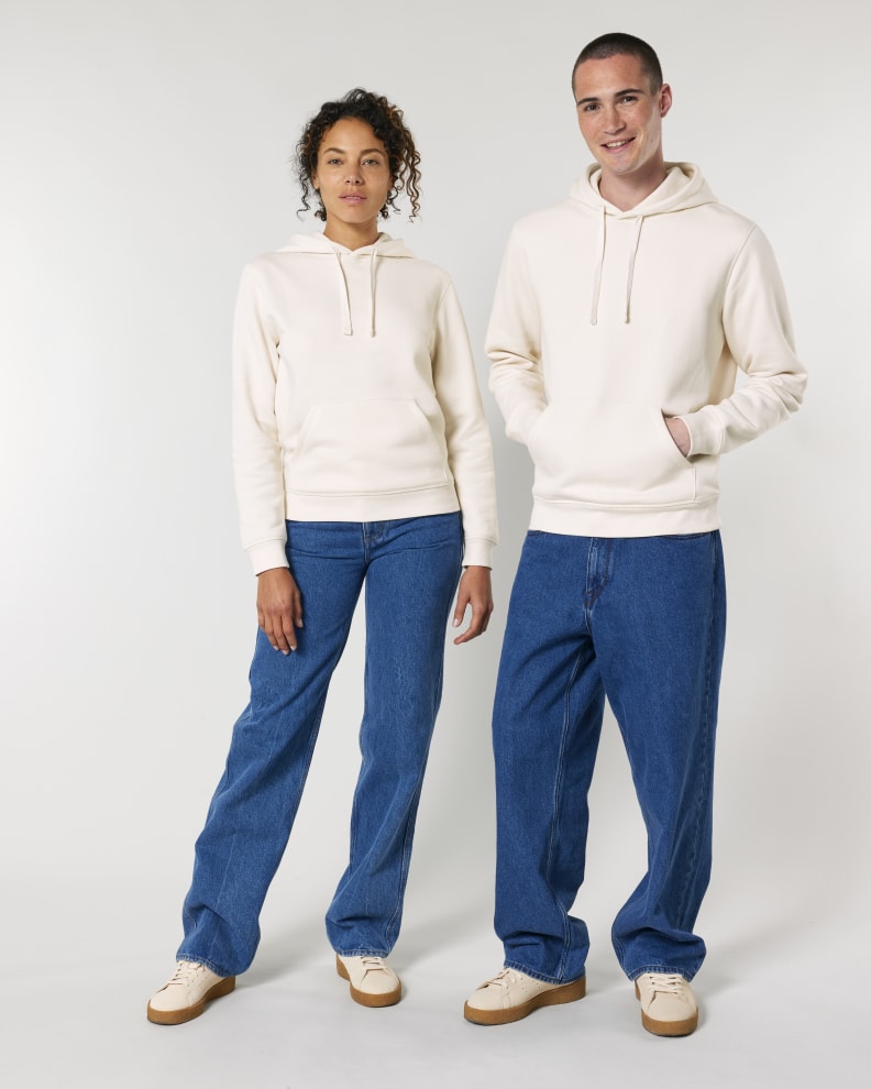 DRUMMER 2.0 - VINTAGE WHITE - SWEATSHIRTS HOODIE - UNISEX