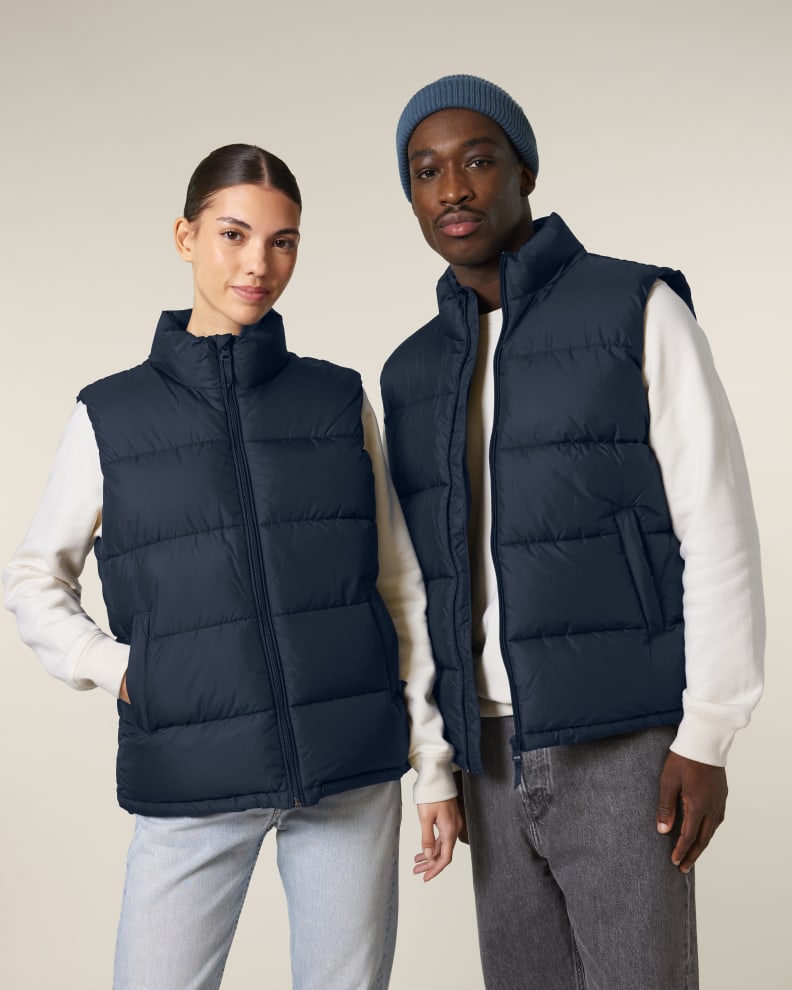 PUFFER GILET - FRENCH NAVY - JACKETS PUFFER - UNISEX