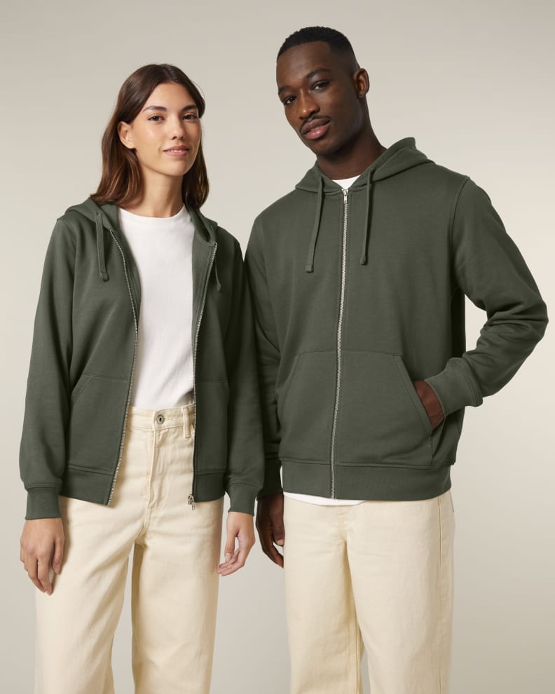 MIXER - KHAKI - SWEATSHIRTS JACKET - UNISEX