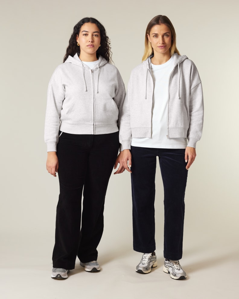 STELLA IDA - COOL HEATHER GREY - SWEATSHIRTS HOODIE - WOMEN