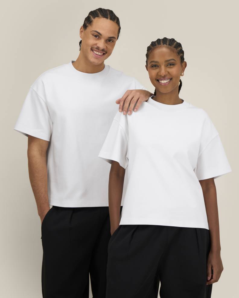 HAZENER - WHITE - TEE-SHIRTS SHORT SLEEVES - UNISEX