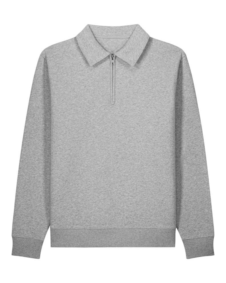 Proper — Das Unisex-Polo-Sweatshirt mit Reißverschluss