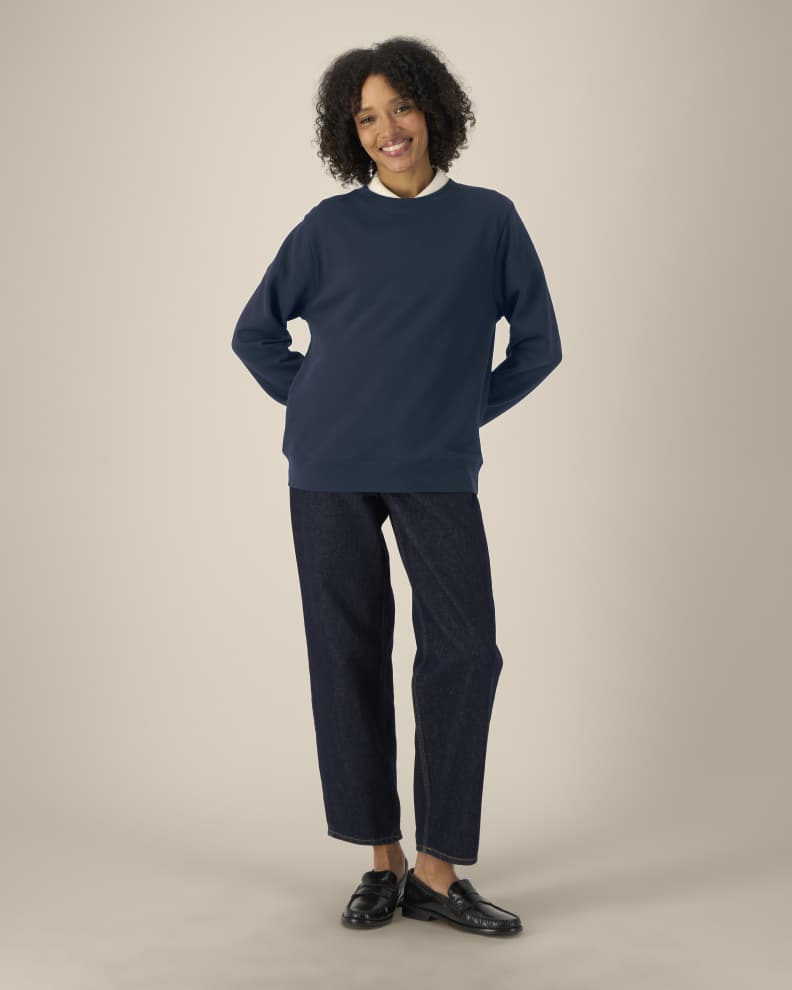 STELLA THINKER - FRENCH NAVY - SWEATSHIRTS CREWNECK - WOMEN