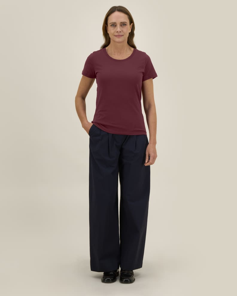 STELLA EXPRESSER 2.0 - BURGUNDY - TEE-SHIRTS SHORT SLEEVES - WOMEN