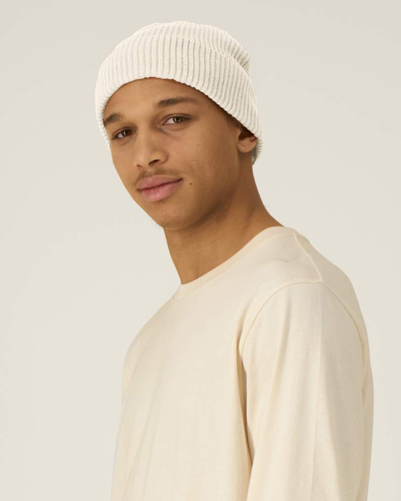 FISHERMAN BEANIE - NATURAL - HEADWEAR BEANIE - UNISEX