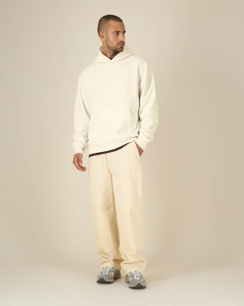 CHASER - CREAM - SWEATSHIRTS HOODIE - UNISEX