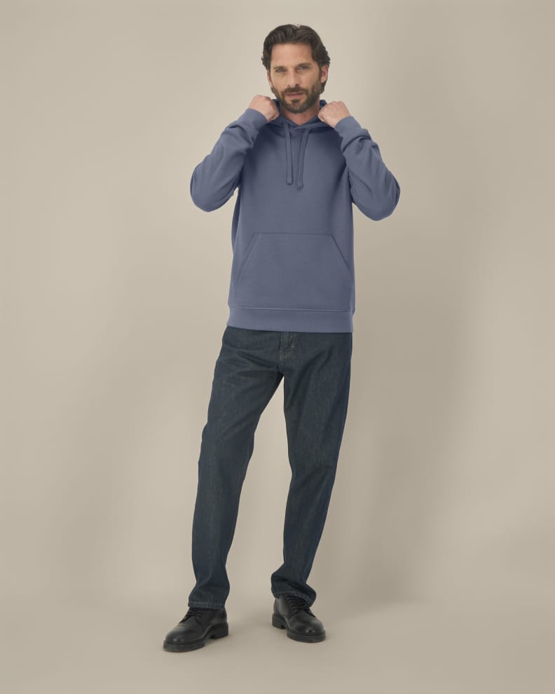 DRUMMER 2.0 - BLUE GREY - SWEATSHIRTS HOODIE - UNISEKS