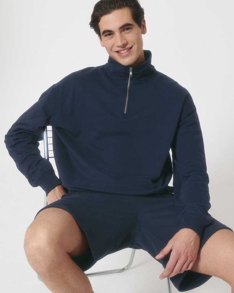 MILLER DRY - FRENCH NAVY - SWEATSHIRTS JACKET - UNISEXE