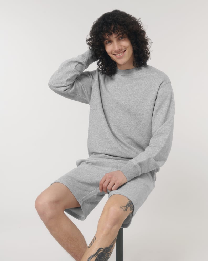 MATCHER - HEATHER GREY - SWEATSHIRTS CREWNECK - UNISEXO