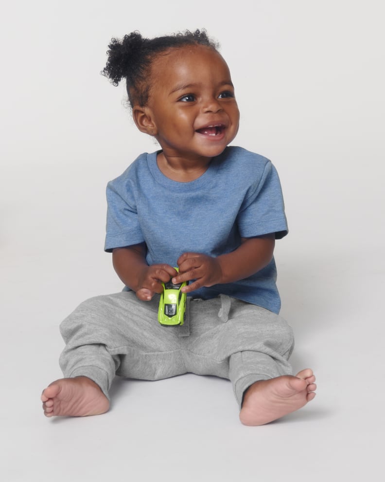 BABY CREATOR MID HEATHER BLUE 0-6 M/56-68CM - MID HEATHER BLUE - BABY