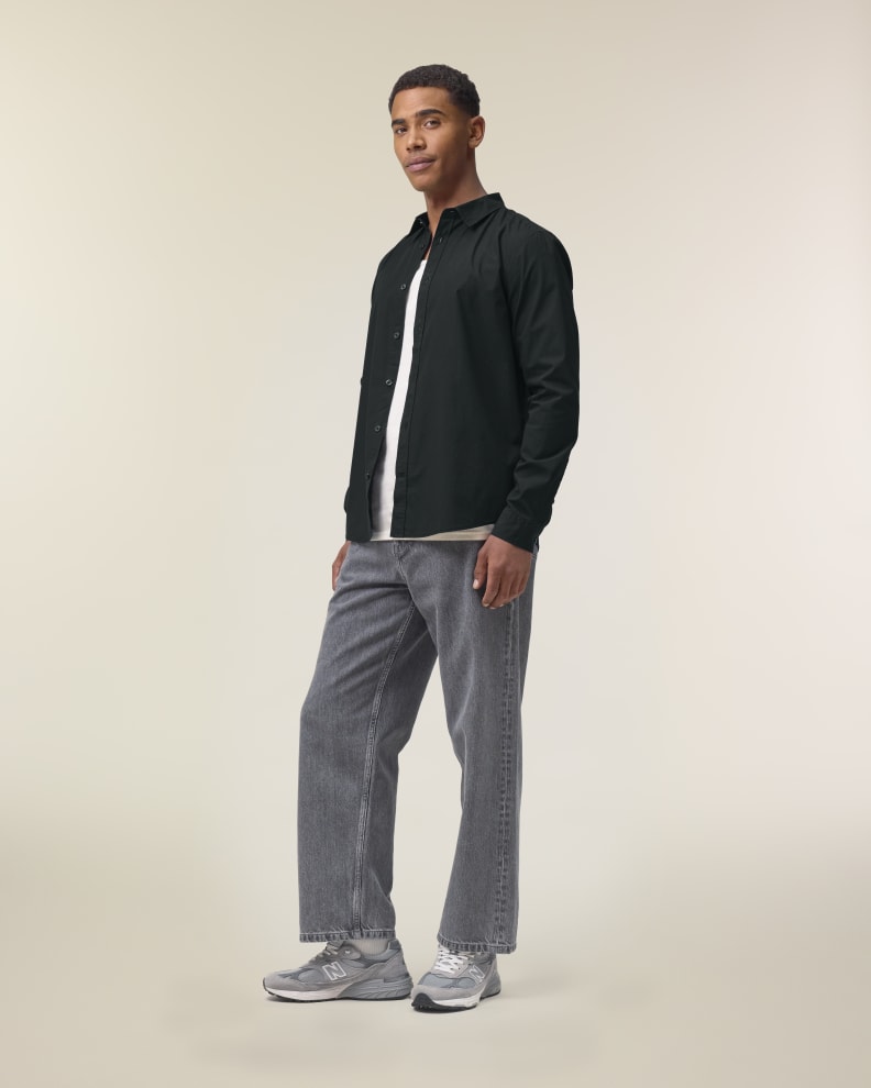 STANLEY STYLER SHIRT - BLACK - SHIRTS NON DENIM - MEN