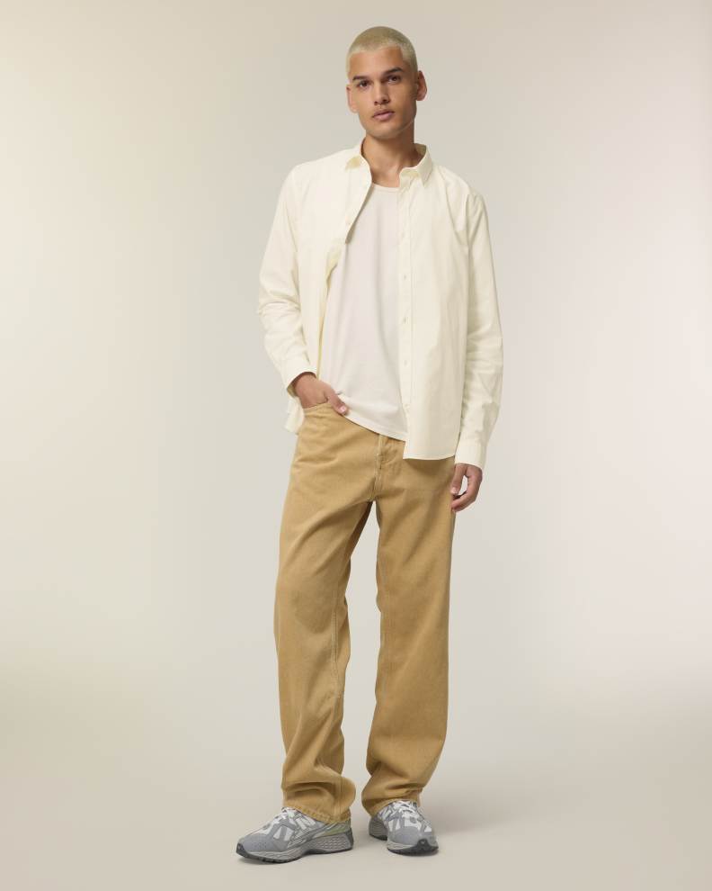 STANLEY STYLER SHIRT - CREAM - SHIRTS NON DENIM - MEN