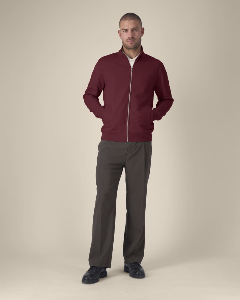 TRAILER 2.0 - BURGUNDY - SWEATSHIRTS JACKET - UNISEX