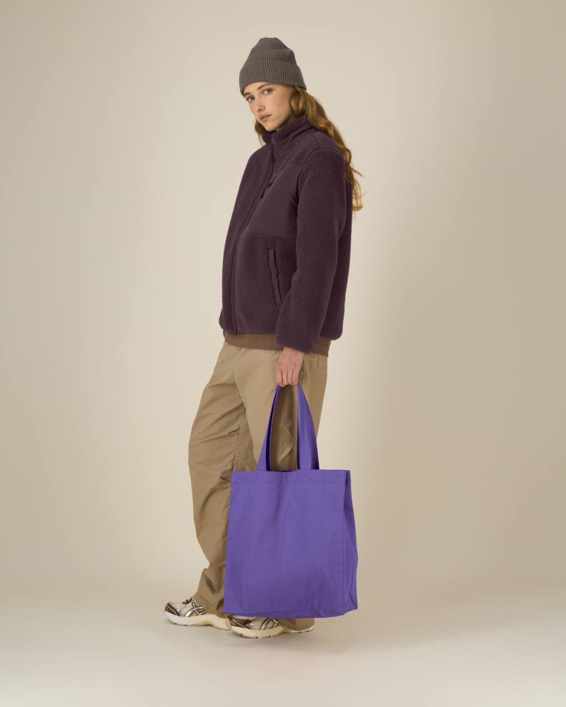 MID TOTE BAG - PURPLE LOVE - BAGS TOTE - UNISEX