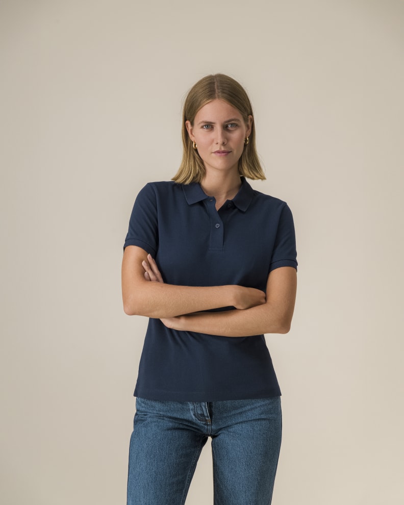 STELLA COASTER - FRENCH NAVY - POLOS SHORT SLEEVES - WOMEN