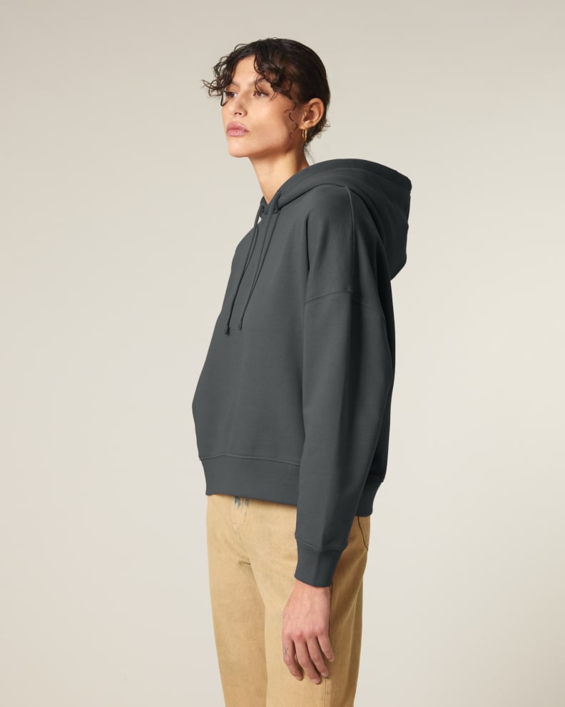 STELLA NORA - ANTHRACITE - SWEATSHIRTS HOODIE - WOMEN