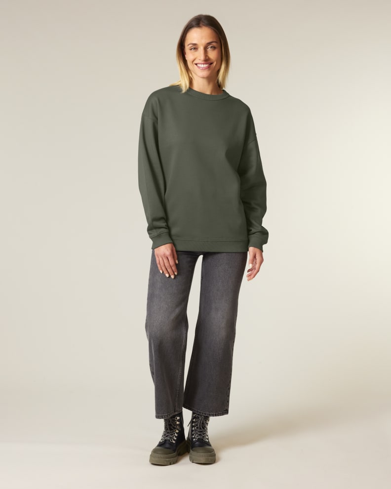 STELLA PALOMA - KHAKI - SWEATSHIRTS CREWNECK - FRAUEN