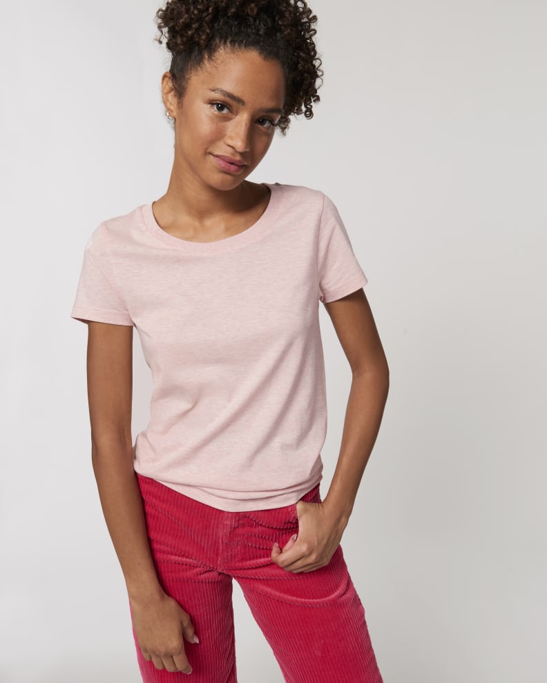 STELLA JAZZER - CREAM HEATHER PINK - TEE-SHIRTS SHORT SLEEVES - MUJERES