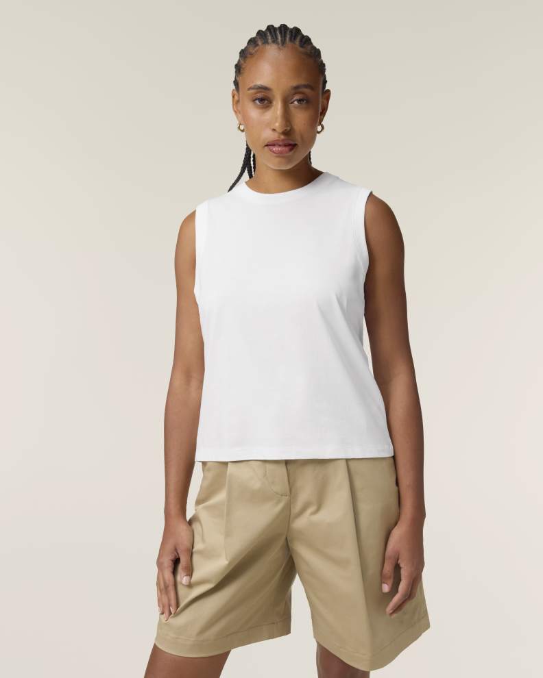 STELLA MIA - WHITE - TEE-SHIRTS TANK - WOMEN