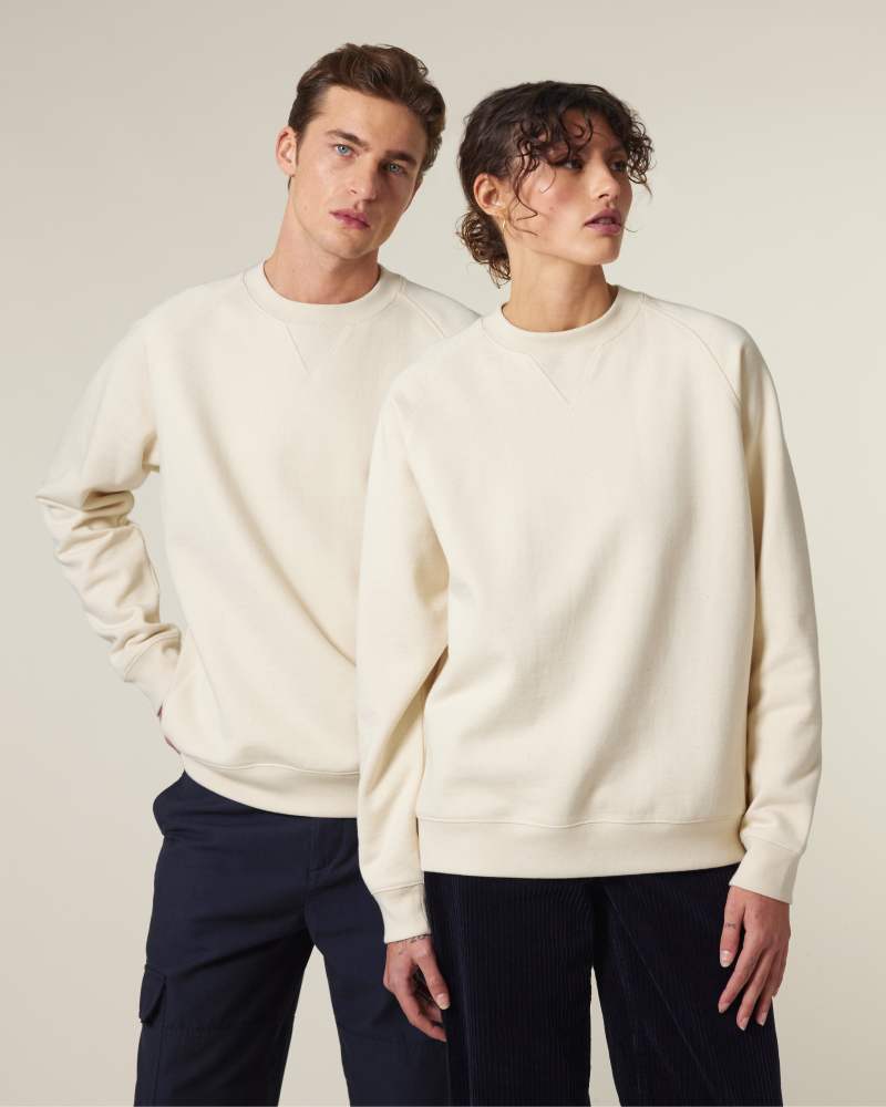 KNOXER - NATURAL RAW - SWEATSHIRTS CREWNECK - UNISEKS