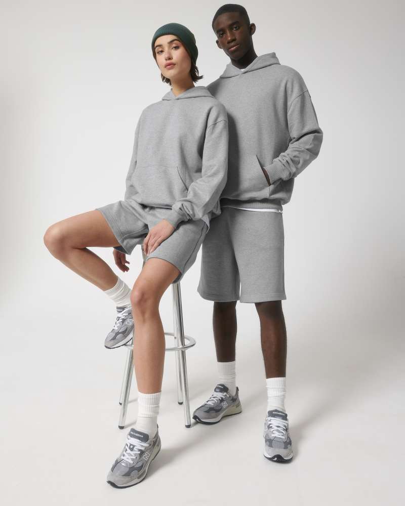 COOPER DRY - HEATHER GREY - SWEATSHIRTS HOODIE - UNISEXE