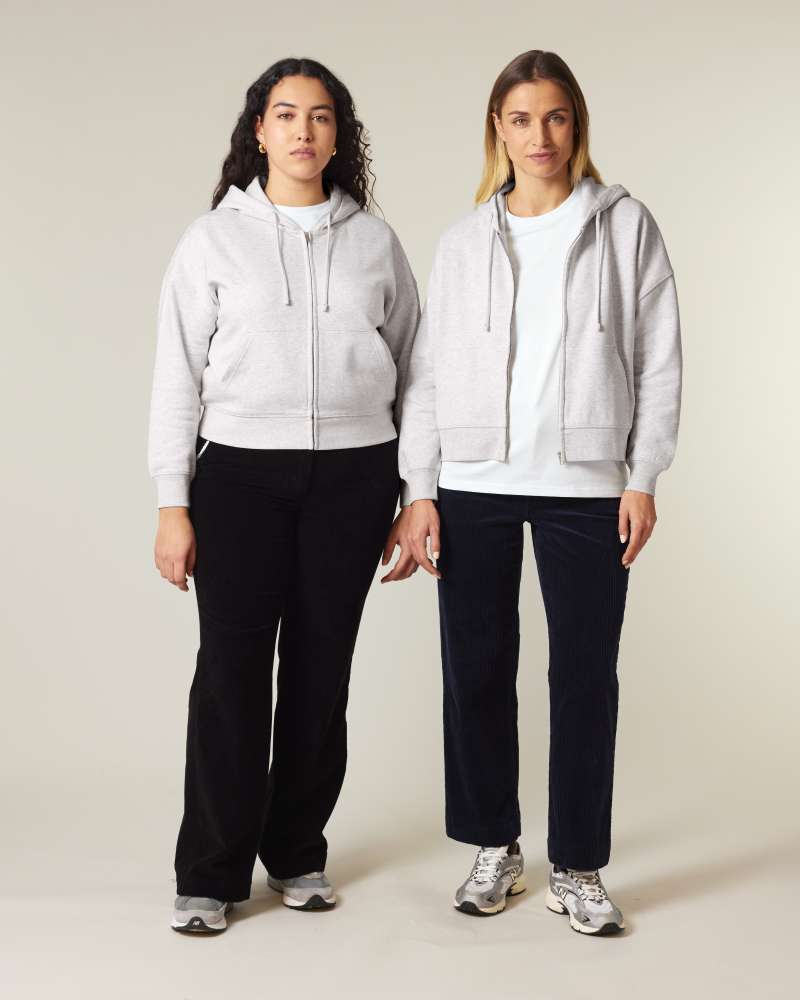 STELLA IDA - COOL HEATHER GREY - SWEATSHIRTS HOODIE - WOMEN