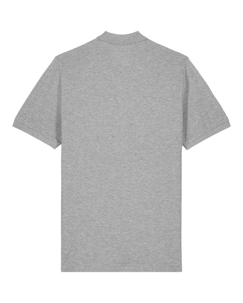 STANLEY COASTER - HEATHER GREY - POLOS SHORT SLEEVES - HOMMES