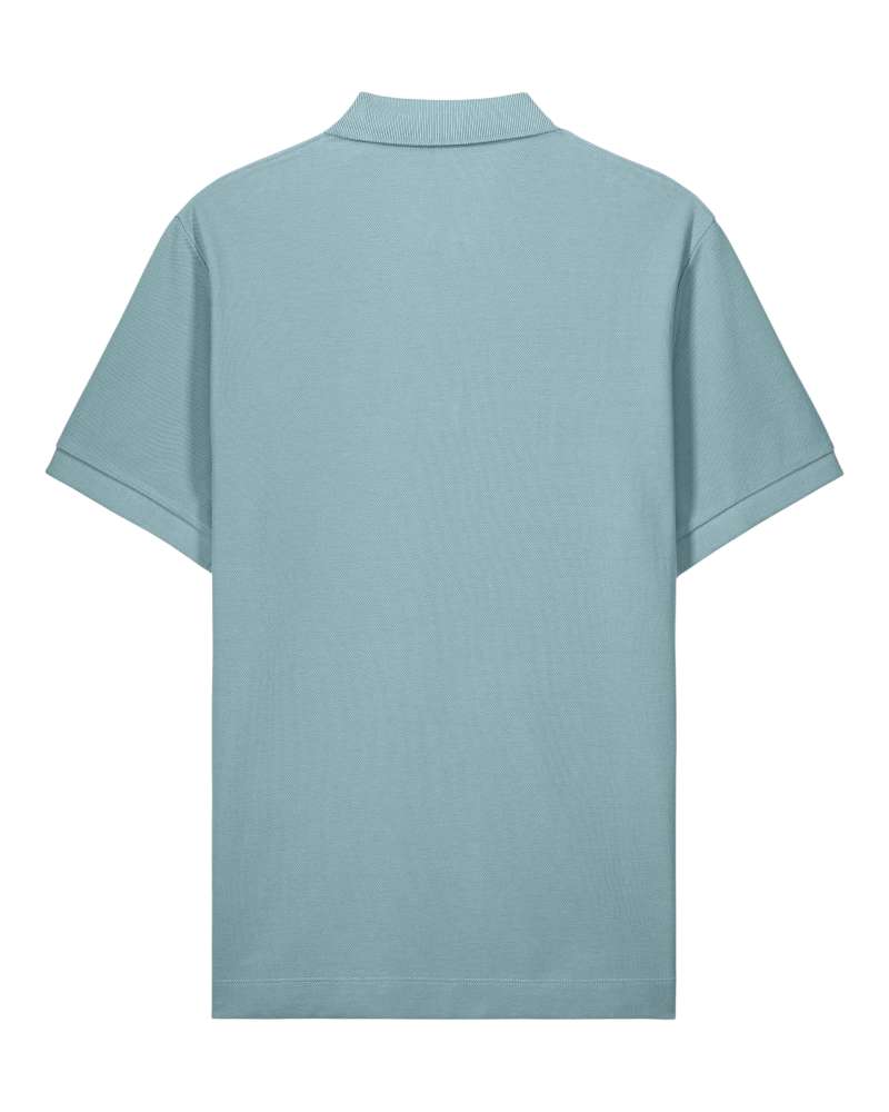 PREPSTER 2.0 - PEBBLE BLUE - POLOS SHORT SLEEVES - UNISEXE