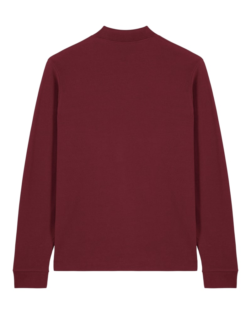 PREPSTER 2.0 LONG SLEEVE - BURGUNDY - POLOS LONG SLEEVES - UNISEKS