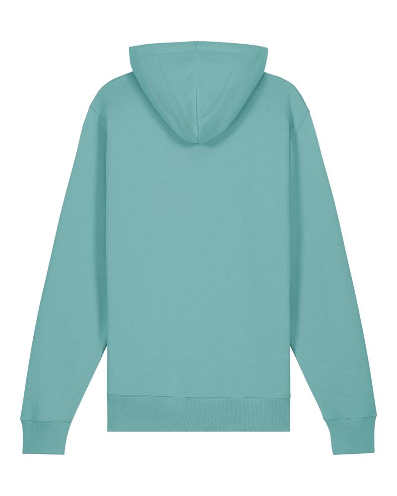 ARCHER - TEAL MONSTERA - JACKET HOODIE - UNISEKS