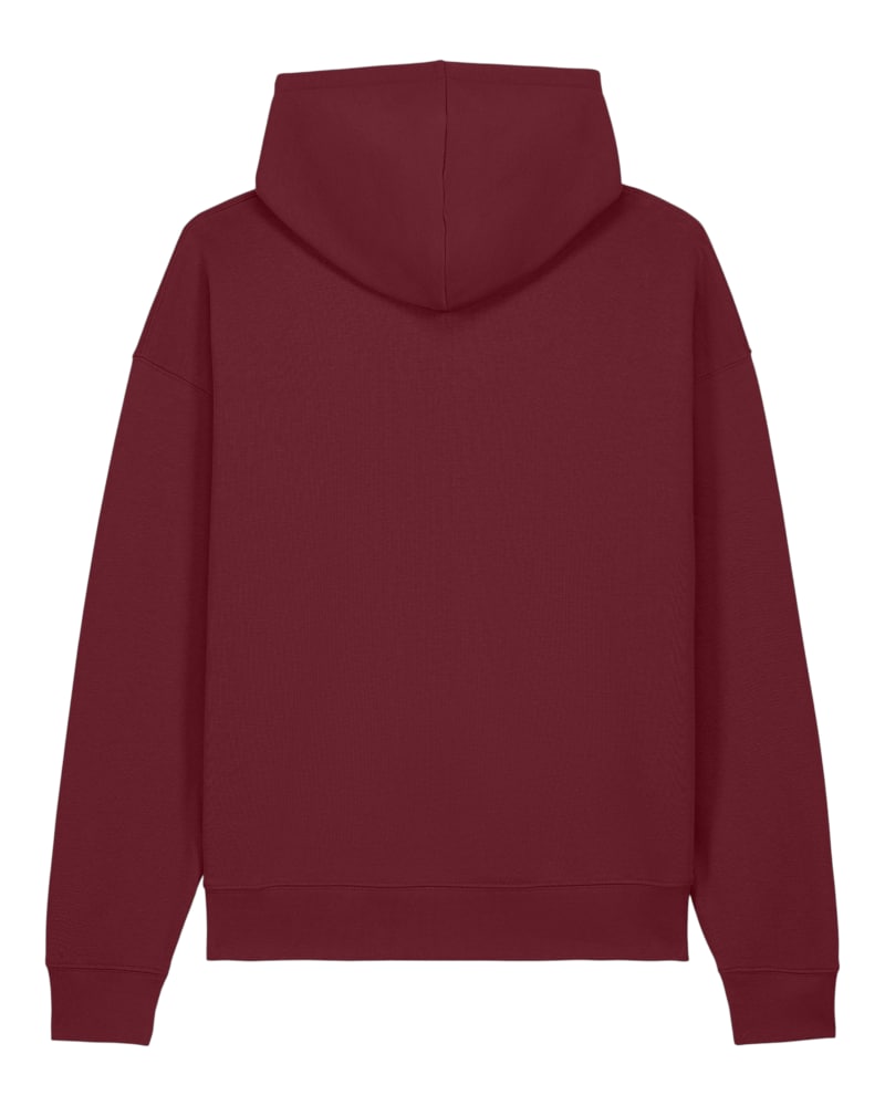 CHASER - BURGUNDY - SWEATSHIRTS HOODIE - UNISEKS