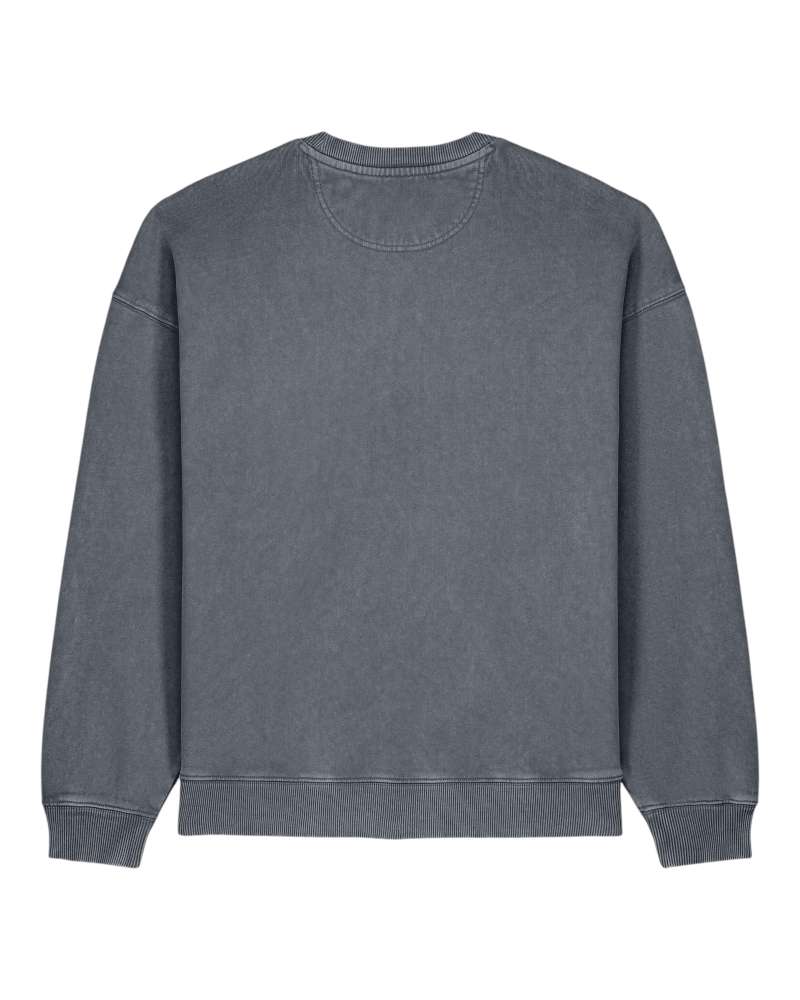 RADDER 2.0 VINTAGE - G. DYED ANTHRACITE - SWEATSHIRTS CREWNECK - UNISEKS