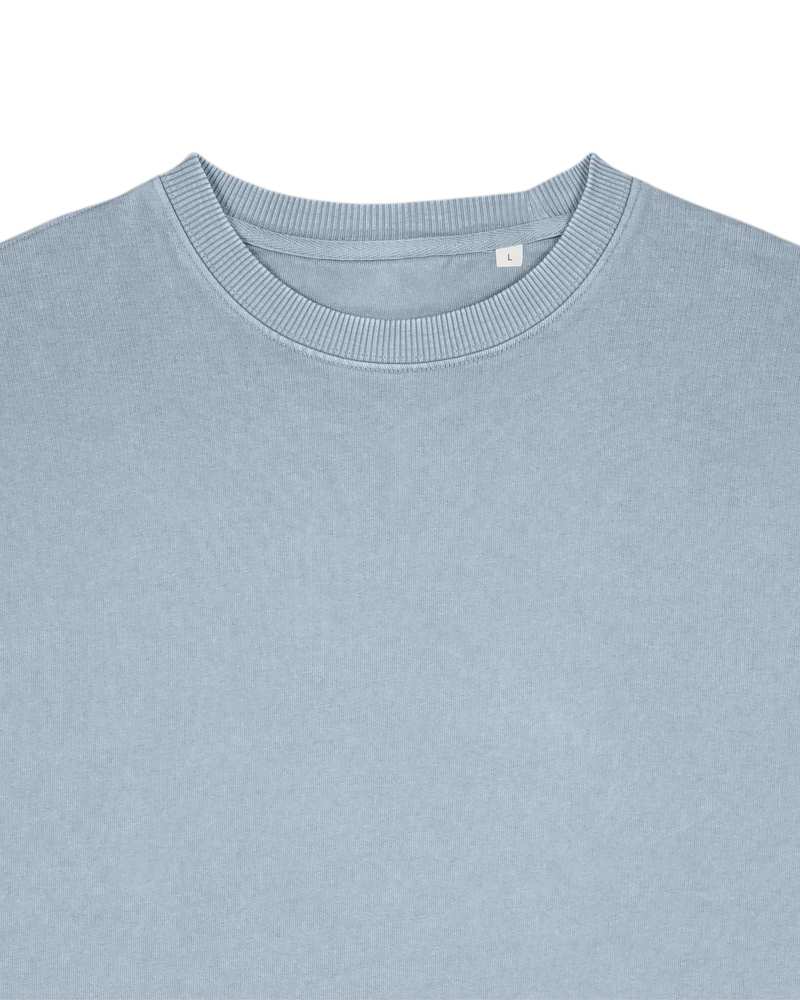RADDER 2.0 VINTAGE - G. DYED BLUE STONE - SWEATSHIRTS CREWNECK - UNISEKS